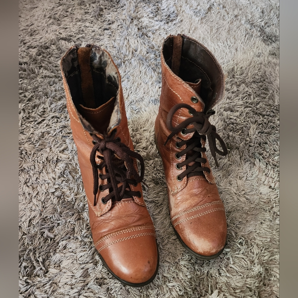 Brown Leather Boots